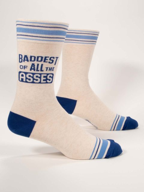 Baddest of All the Asses!' Men's Socks — Olive & Birch